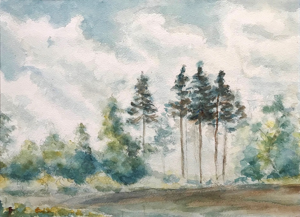 frühes Aquarel